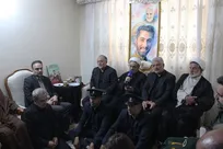 دیدار دانشگاهیان دانشگاه آزاد با خانواده شهید ضاحیه لبنانه