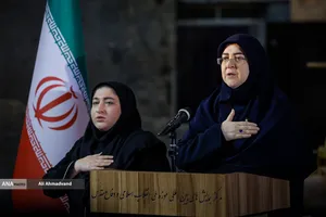 نشست خبری فاطمه مهاجرانی سخنگوی دولت