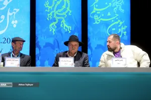 ناصر محبی، بهروز الله&zwnj;وردی&zwnj;زاده و حمدالله سلیمی در نشست خبری فیلم سینمایی سونسوز