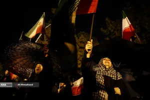 اجتماع مردمی در حمایت از رزمندگان اسلام - میدان شهید طهرانی&zwnj;مقدم
