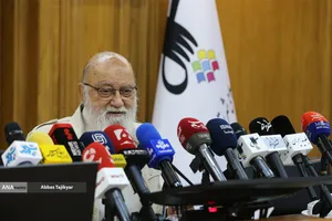 نشست خبری مهندس مهدی چمران رئیس شورای اسلامی شهر تهران