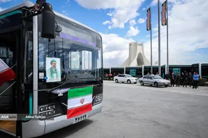 رونمایی از ۵۰ اتوبوس برقی جدید در تهران