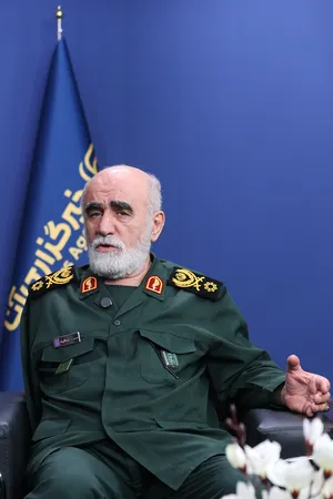 سردار حسن رستگار پناه رئیس مرکز مطالعات امنیتی ستاد کل نیروهای مسلح