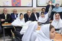 آغاز نخستین مرحله اجرای آزمایشی طرح مدرسه هوشمند با حضور رئیس جمهور