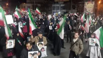 حضور مردم برای خنثی سازی تحرکات احتمالی مزدوران صهیونیست + فیلم