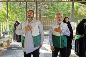 دیدار خادمیاران و یاوران رضوی با خانواده شهدا