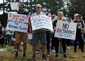 تظاهرات ضد ترامپ &laquo;بدون پادشاه&raquo; در سراسر آمریکا