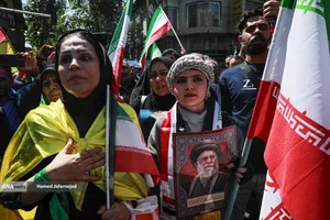 مراسم چهلمین روز شهادت حضرت آیت الله خامنه ای رهبر شهید انقلاب