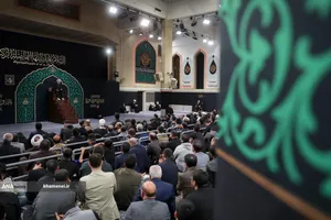عزاداری ایام شهادت حضرت فاطمةالزهرا(س) با حضور رهبر معظم انقلاب