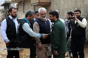  کمک&zwnj;رسانی شهید دکتر طهرانچی به مناطق سیل&zwnj;زده لرستان 
