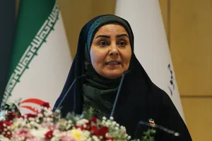  فرزانه صادق وزیر راه و شهرسازی در مراسم بزرگداشت روز جهانی اسکان بشر در وزارت راه و شهرسازی