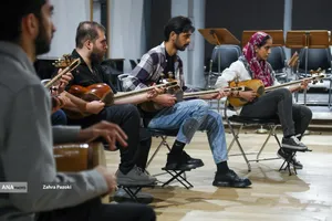 تمرین ارکستر سازهای ایرانی