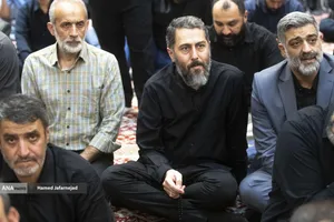 &laquo;احمد بابایی&raquo;، شاعر انقلابی در مراسم چهلم شهادت حاج محمدسعید ایزدی(حاج رمضان)