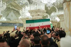 Funeral ceremony for martyred Leader underway in Najaf