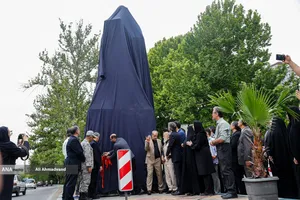 رونمایی از تندیس شهید مصطفی چمران
