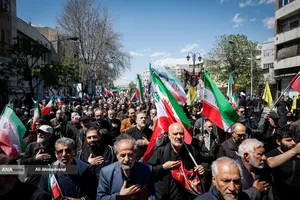 مراسم چهلمین روز شهادت حضرت آیت&zwnj;الله&zwnj; خامنه ای رهبر شهید انقلاب - 2