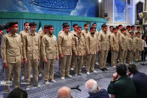 مراسم روز بسیج در حسینیه امام خمینی(ره)