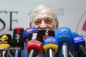 محمدجواد لاریجانی رئیس پژوهشگاه دانش&zwnj;های بنیادی و رئیس همایش &laquo;خیزش در برابر خردکشی&raquo;