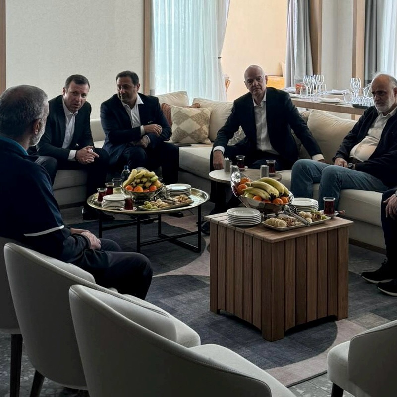 واکنش مثبت اینفانتینو به حضور در اردوی تیم ملی ایران+تصاویر