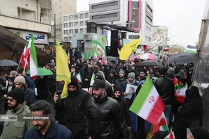 بمباران جنگنده های رژیم صهیونیستی - آمریکایی در راهپیمایی روز قدس تهران 1404