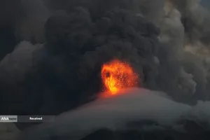 فوران آتشفشان فوئگو در گواتمالا 