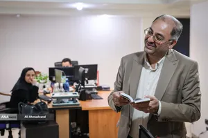 بازدید حسین قرایی مدیرکل روابط عمومی سازمان صداوسیما از خبرگزاری آنا