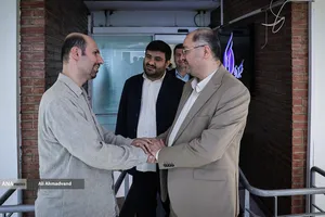 بازدید حسین قرایی مدیرکل روابط عمومی سازمان صداوسیما از خبرگزاری آنا