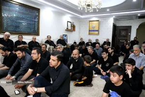مراسم عزاداری تاسوعای حسینی در بیت شهید رئیسی