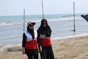 طرح سالم&zwnj;سازی ساحل بندر انزلی با پوشش امدادی و آموزشی هلال احمر