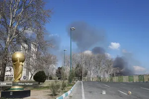 تجاوز هوایی آمریکا و صهیونیستی به ورزشگاه ۱۲هزار نفری آزادی 