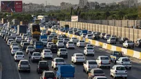 ترافیک نیمه‌سنگین در محور‌های ورودی پایتخت و تداوم انسداد چند مسیر کوهستانی