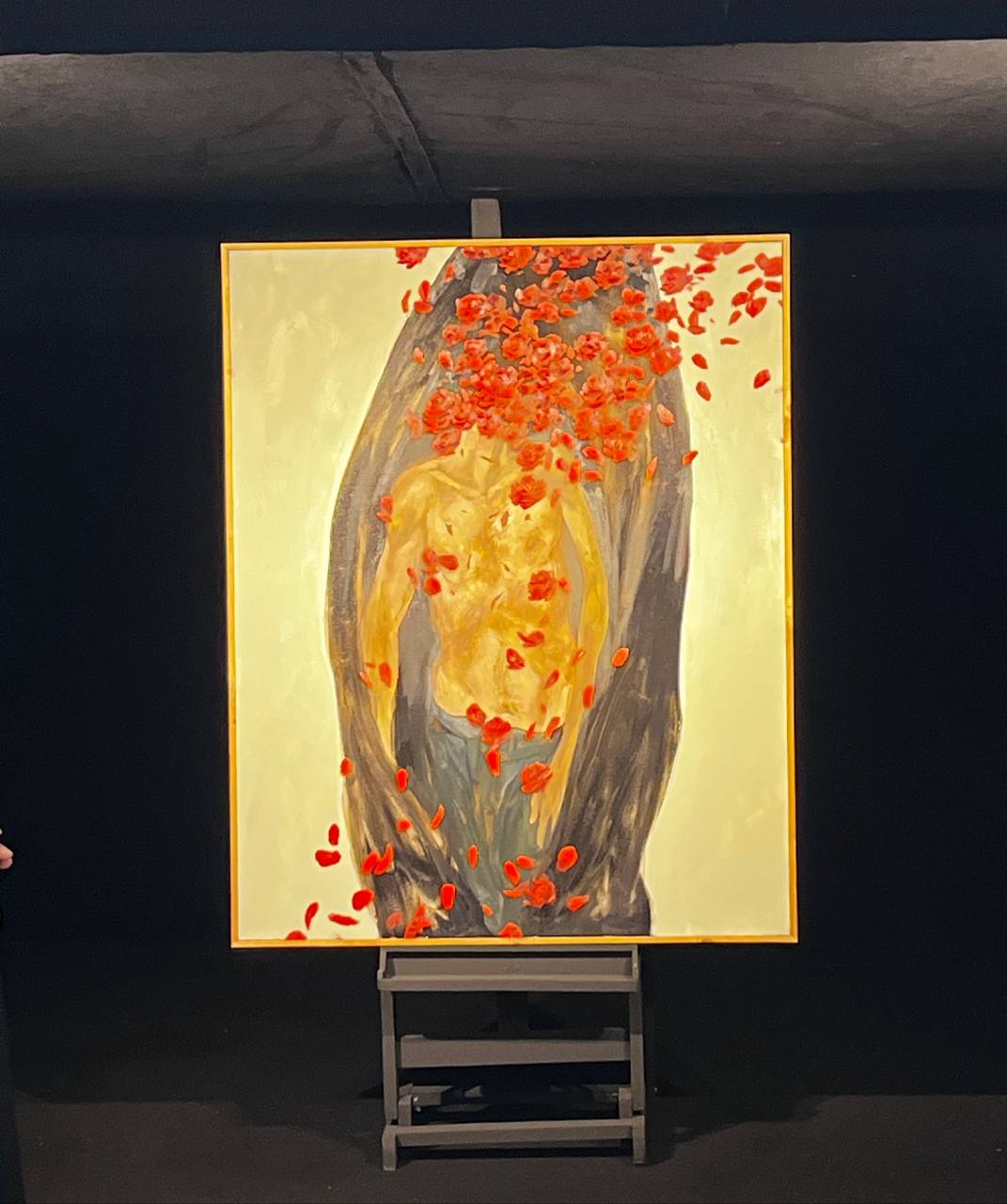 «سایه امنیت» جدیدترین نقاشی حسن روح‌الامین رونمایی شد