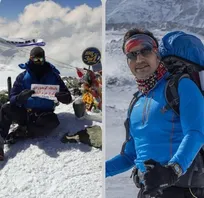 صعود دانشجوی دانشگاه آزاد به قله «لنین» قرقیزستان