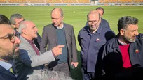بازدید هیات مدیره شرکت فولاد خوزستان از ورزشگاه فولاد آرنا