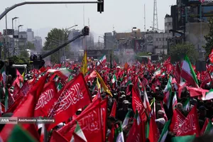 تشییع پیکر مطهر آقای شهید ایران و خانواده ایشان