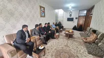 دیدار مسئولان و دانشگاهیان لردگانی با خانواده روحانی شهید/ پیکر کبوتر گمنام تشییع شد