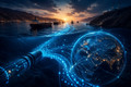 نبض اینترنت در اعماق خلیج فارس