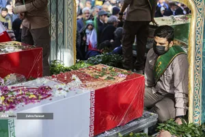 مراسم تشییع پیکرهای شهدای مدافع امنیت و مردم مظلوم