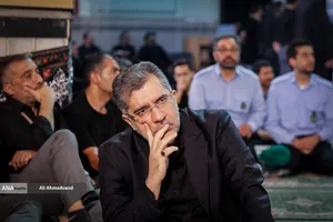 محمد صادق خیاطیان رئیس صندوق نوآوری و شکوفایی در مراسم چهلمین روز شهادت دکتر محمدمهدی طهرانچی