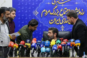 نشست خبری سردار حسن حسن زاده فرمانده سپاه تهران بزرگ