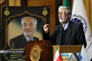 غلامعلی حداد عادل  رئیس فرهنگستان زبان و ادب فارسی