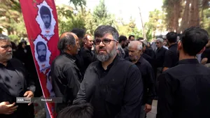 تشییع پیکر مطهر شهید سید مصطفی میر غفاری