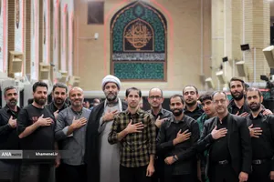 عزاداری ایام شهادت حضرت فاطمةالزهرا(س) با حضور رهبر معظم انقلاب