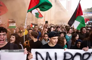 اعتراضات سراسری مردم ایتالیا در حمایت از فلسطین