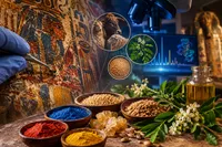 مواد پنهان در رنگ‌های مصر باستان چه بود