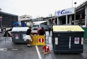 اعتراضات سراسری مردم ایتالیا در حمایت از فلسطین