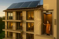 آسانسور خورشیدی مستقل از شبکه برق عمل می‌کند