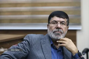 رمضان شریف رئیس ستاد مرکزی انتفاضه و قدس در نشست خبری سومین سالگرد طوفان الاقصی