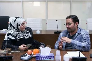 حضور ریم الوریمی شاعر اهل تونس در خبرگزاری آنا