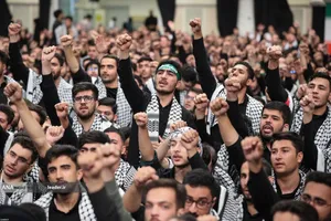 مراسم عزاداری هیأت&zwnj;های دانشجویی در حسینیه امام خمینی(ره)